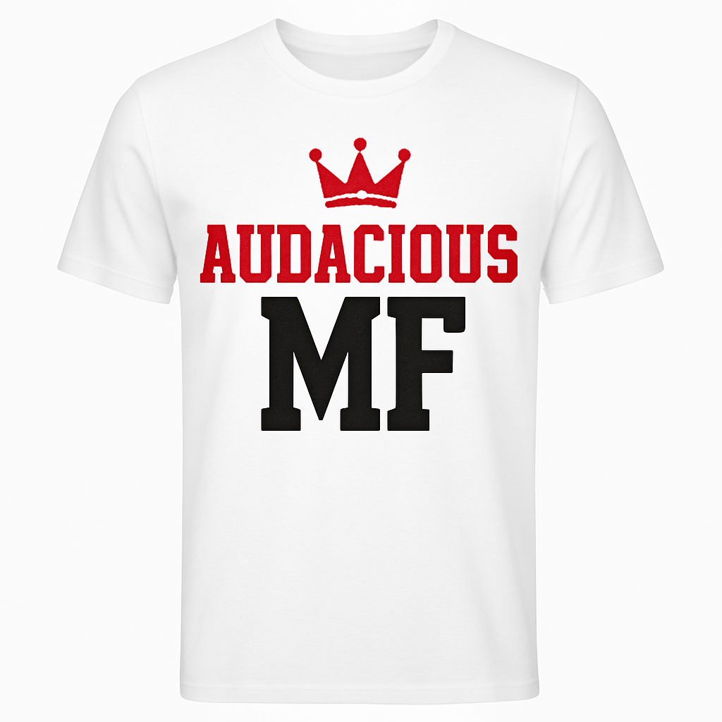 Audacious MF Tee - White