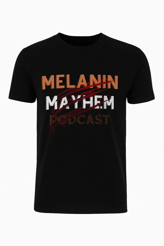 Melanin Mayhem Podcast – Scratch Logo Tee